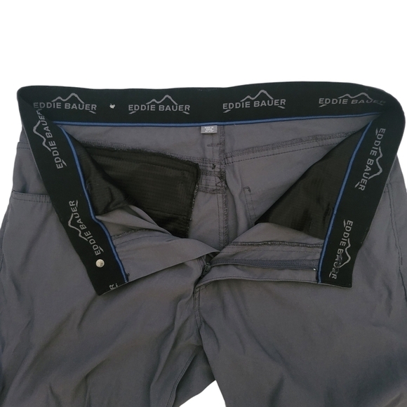 Eddie Bauer Mens Size 32x30 Eddie Bauer Mens Adventure Trek Pants Gray - Picture 4 of 10